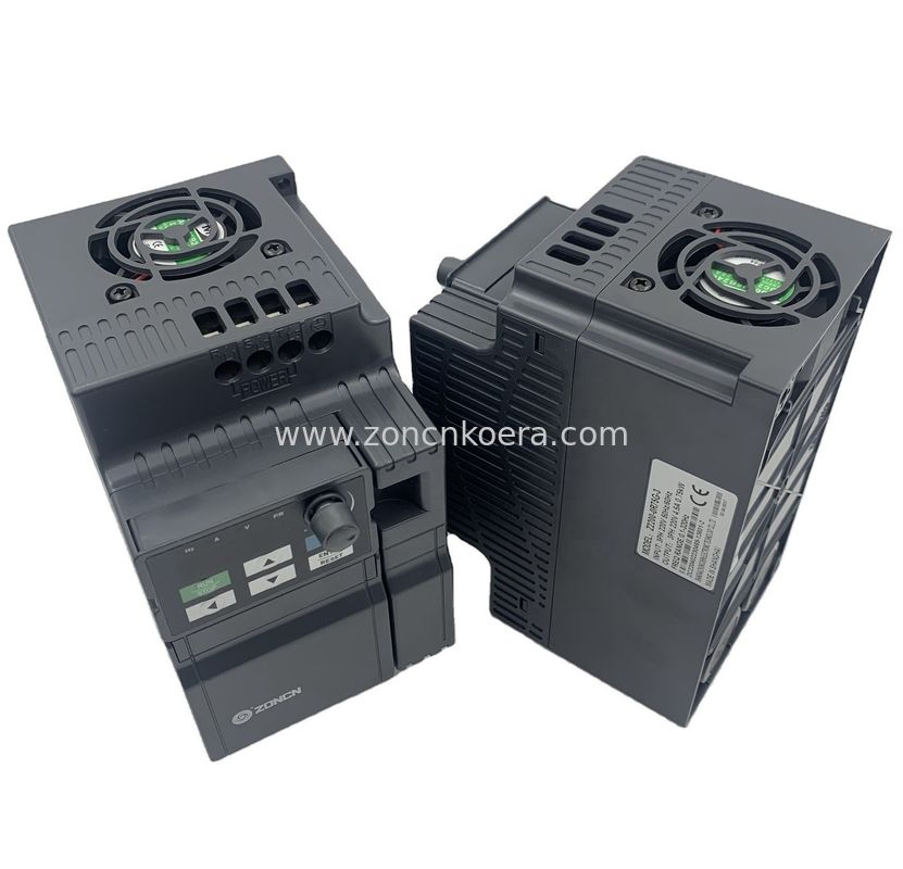 3 Phase 220v 0.75kw VFD 1hp Low Cost Vector Control Inverter With RS485 From ZONCN