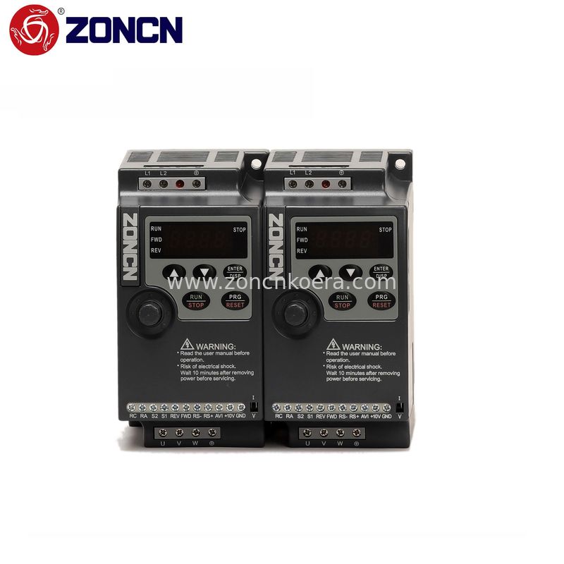 Low Voltage Frequency Ac Drives 220v 1.5kw Inverters Via RS485 ZONCN NZ100 Series
