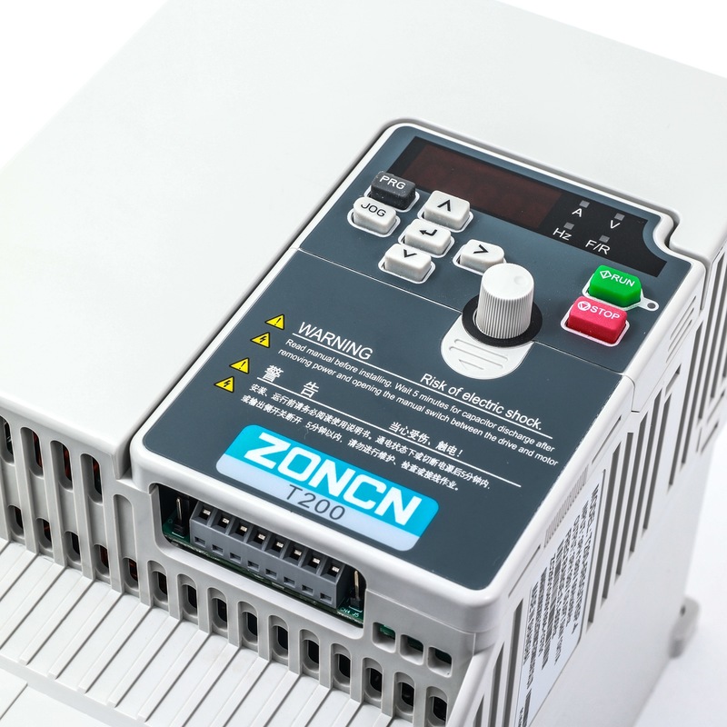 ZONCN T200 VFD Inverter Variable Frequency Drive with 18 Months Warranty 24V DC Input and 0.75kW to 55kW Models