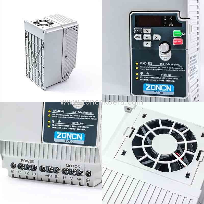 VFD Variable Frequency Drive 380V 11kW 15HP 3 Phase AC Inverter With Built-in EMC Filter For Motor Speed Control