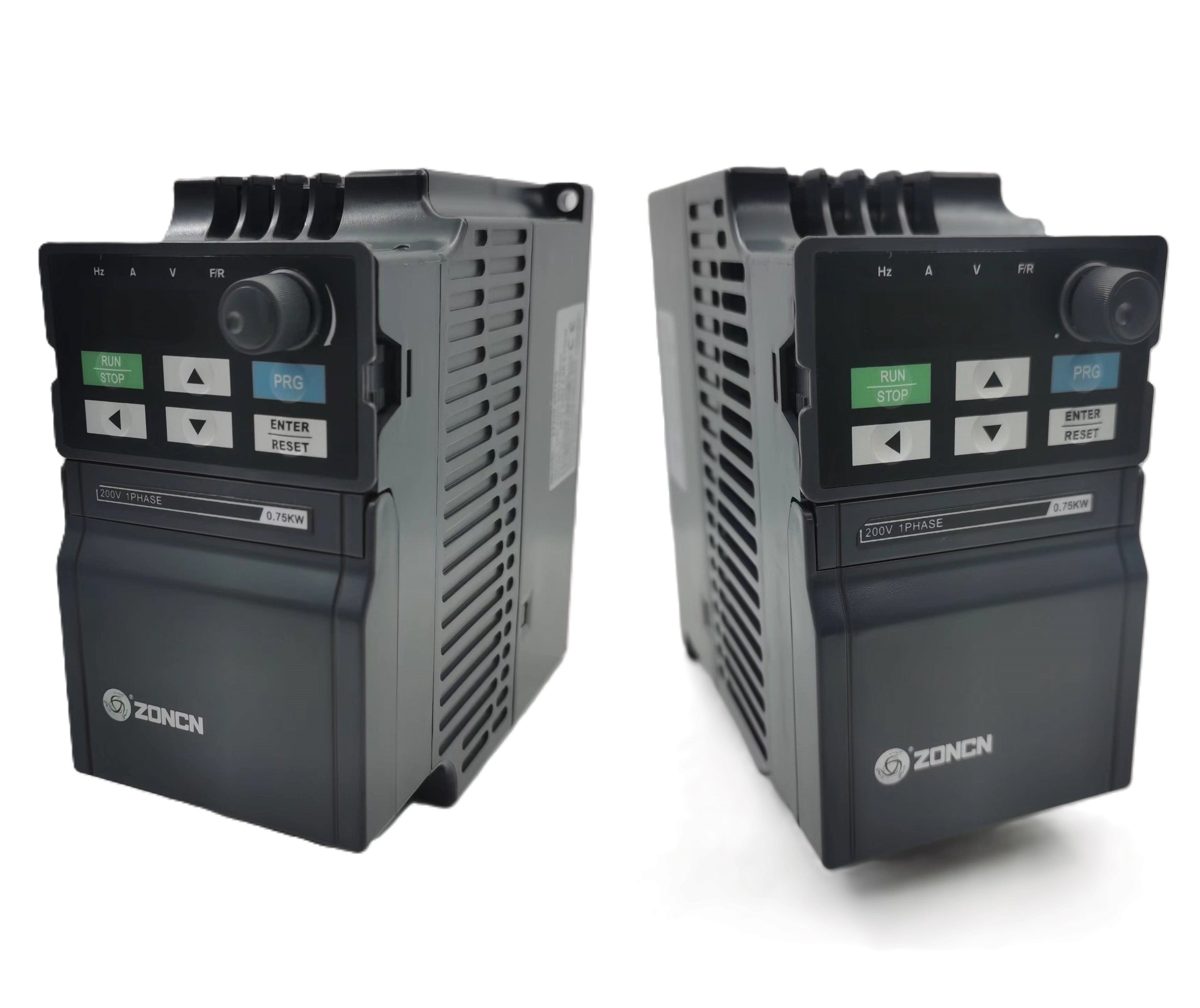 Low Voltage 220v 3 Phase Input 1hp 0.75kw VFD VSD