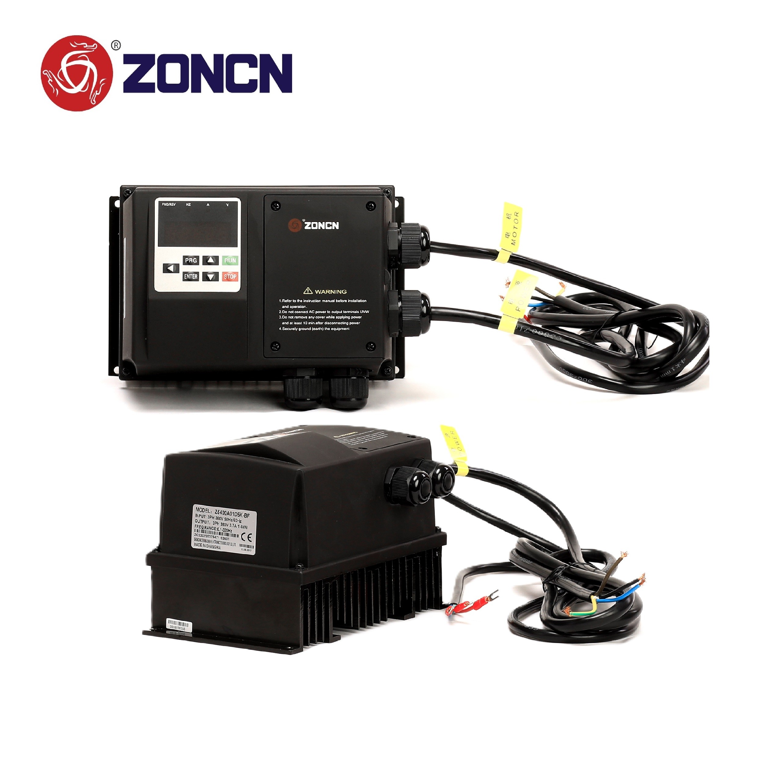 High Protection IP65 Pump Inverter VFD 220v 380v AC Drives 0.75kw 1.5kw 2.2kw