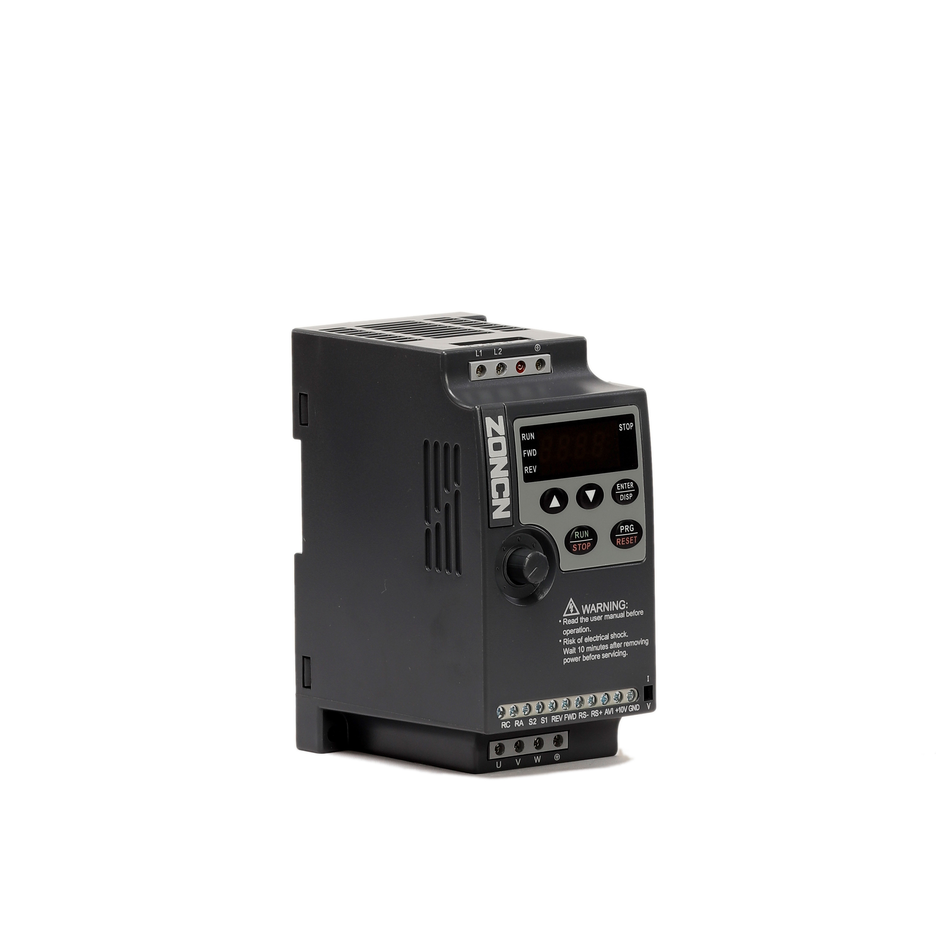 Low Voltage Inverter Single Phase 1.5KW VFD IP20 Variable Frequency Drive With Acceptable OEM Logo