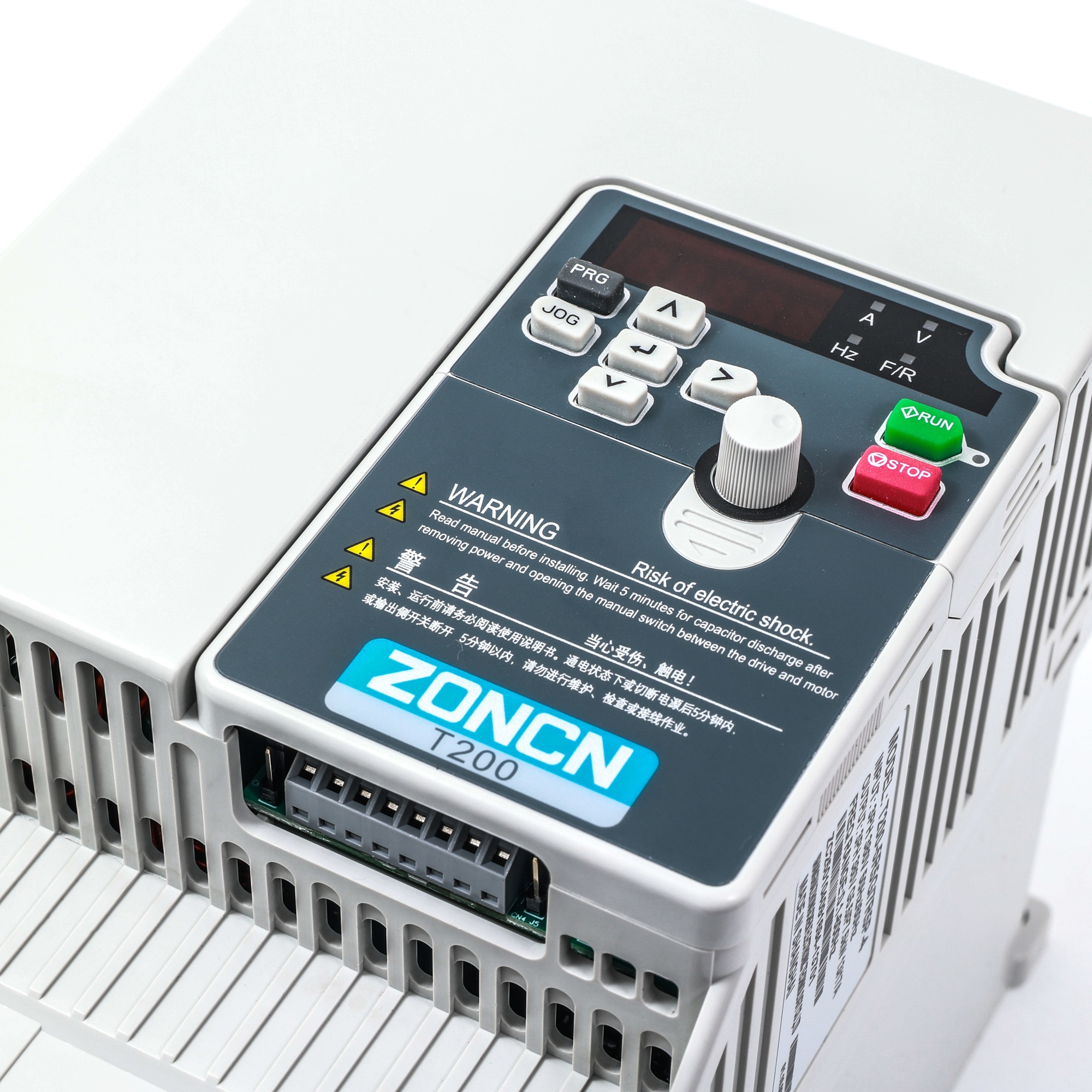 ZONCN T200 VFD Inverter Variable Frequency Drive with 18 Months Warranty 24V DC Input and 0.75kW to 55kW Models