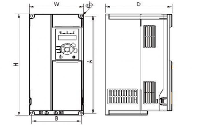 Vfd Drives Variable Frequency Inverter 22KW 380V Low Voltage With STO ...